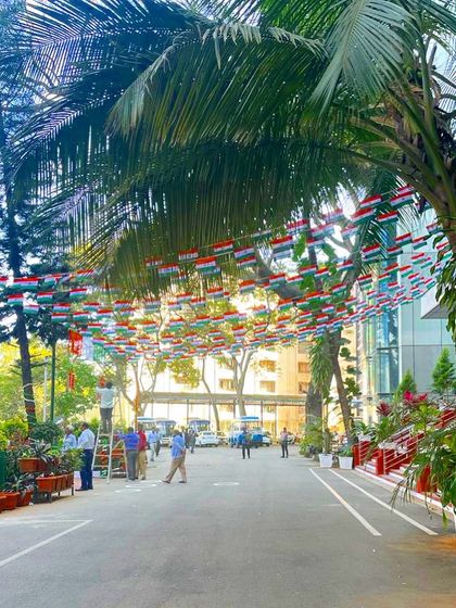 The City Civil Court, one of our primary workplaces, decorated beautifully for Republic Day.
