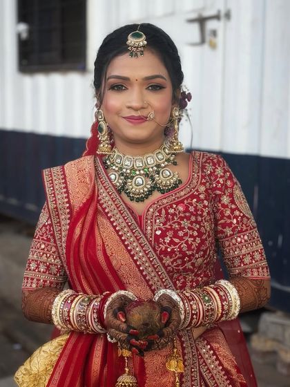 The Quintessential Red & Maroon Bride photo 79