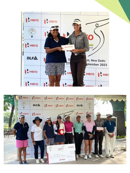 Congratulations to Lavanya on her performance at the Hero Women's Pro Golf Tour. It's a testament to her hard work and the support of her team.