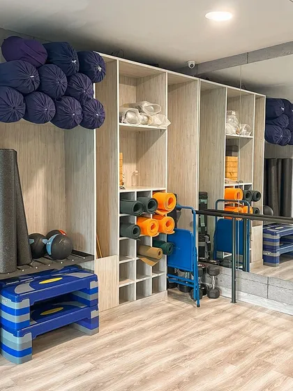 Our studio is fully stocked with all the necessary props for a complete yoga practice. From bolsters and blocks to mats and weights, we have everything you need to find your zen.