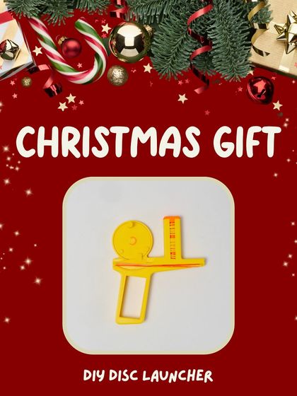 Our DIY Disc Launcher is a popular choice for a gift that combines fun, action, and a simple physics lesson.