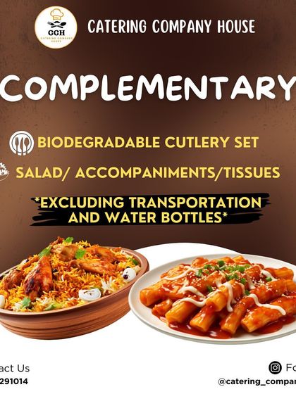 All our party package boxes come with complimentary biodegradable cutlery, salad, accompaniments, and tissues, making your hosting duties even easier.