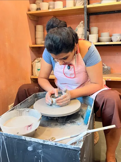 Pottery isn't just art, it's therapy. As your hands shape the clay, your mind slows down, grounding you in the present moment.