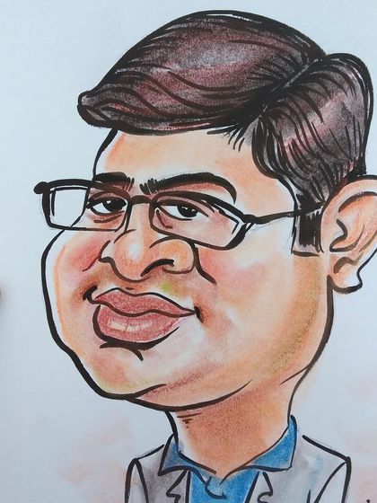 Vibrant Watercolor Caricatures photo 4