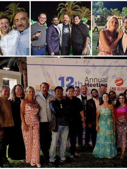 After intense academics, it's time for fun. Candid shots from the gala dinner at the 1st FUE Global Meeting in Cyprus, networking with friends and colleagues from around the world.