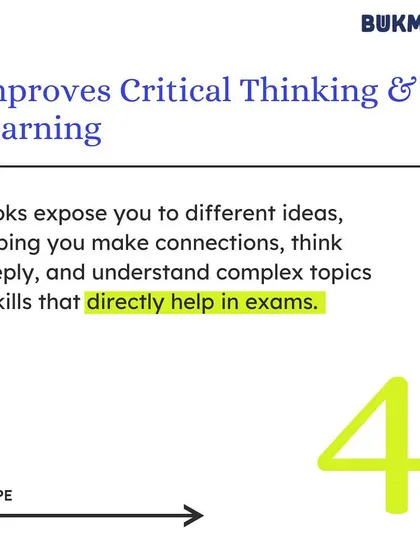 Many students stop reading for fun during exams, but that's a mistake. This series explains how reading can actually reduce stress, sharpen thinking, improve memory, and lead to better performance.