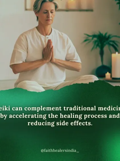 Reiki is an excellent complementary therapy. It can be used alongside traditional medicine to accelerate the healing process and reduce the side effects of treatments.
