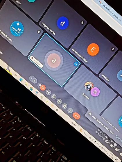 We leverage technology for professional development. This screenshot shows an online training session with over 30 participants from our various centers, all learning together.