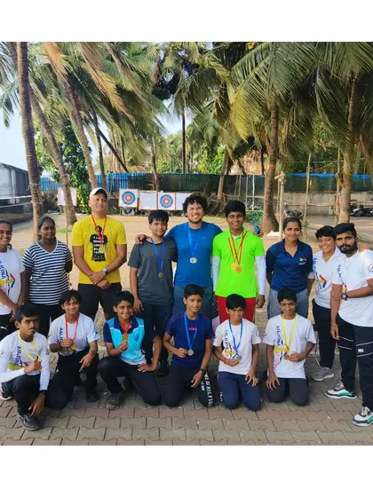 The whole group of winners from our intraclub tournament. These friendly competitions are vital for building skills and confidence.
