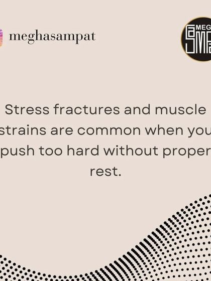 Stress fractures and muscle strains are common when you push too hard without proper rest. A sustainable career requires balancing the grind with smart recovery and self-care.