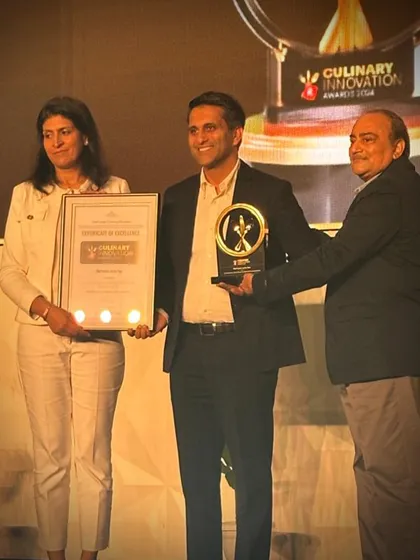 Our Culinary Director, Ashay Desai, being honoured as "Caterer of the Year" at the Culinary Innovation Awards 2024. His leadership and vision are central to our success.