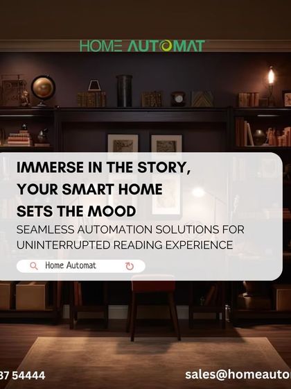 For book lovers, we can create the perfect reading environment. Our seamless automation solutions allow your smart home to set the ideal lighting mood, ensuring an uninterrupted and immersive reading experience.