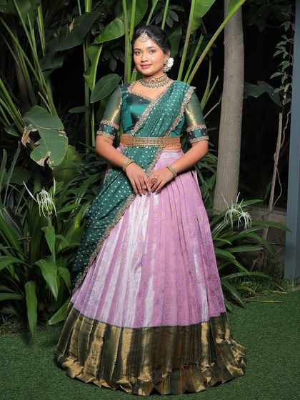 Anthariya by Nidhi Gowda - Custom Bridal & Occasion Wear Upcycled Kanjivaram Lehengas (Langa Voni) photo 63