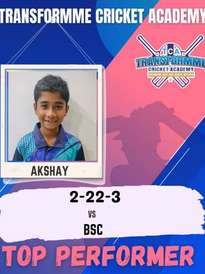 Transform Cricket Academy - Junior Cricket Coaching Program Star Performers: Celebrating Individual Excellence photo 68