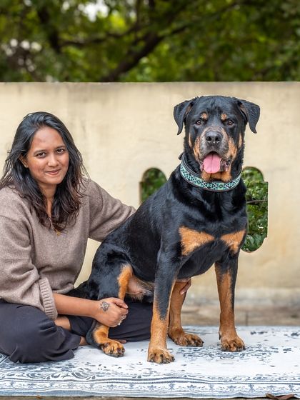 A beautiful portrait of Jag and his mom, sitting peacefully on their rooftop.