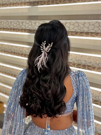 Bhavya Achar - Bridal & Occasion Styling Romantic Open & Half-Up Styles photo 22