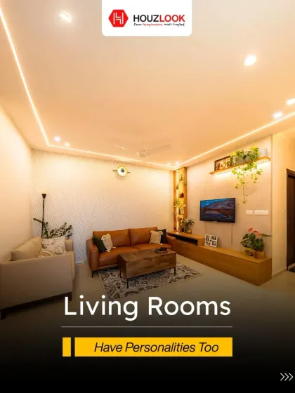 Houzlook - Full Home Interior Design & Turnkey Execution Luxurious Living & Dining Spaces photo 4