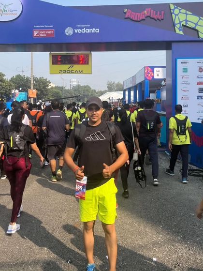 Another shot before the race starts.