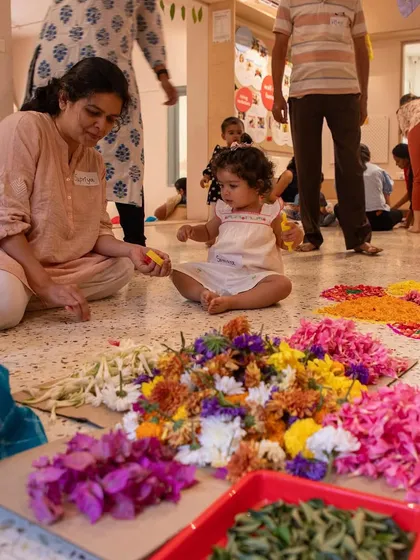 Here are more snapshots from our vibrant celebrations throughout the year, including Holi, Diwali, Navratri, and our special playdates. Each event is a testament to our wonderful community of children, parents, and teachers.