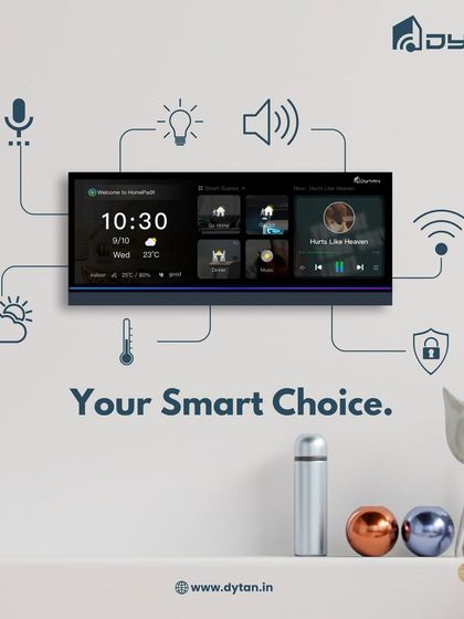 The HomePad is your smart choice for home management. This diagram shows how it connects and controls voice, lights, sound, weather, and security systems.