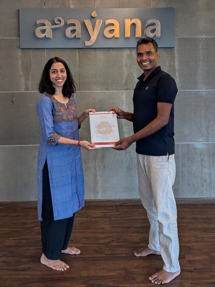 We celebrate every student's journey. Another graduate is ready to embark on her path as a yoga teacher.