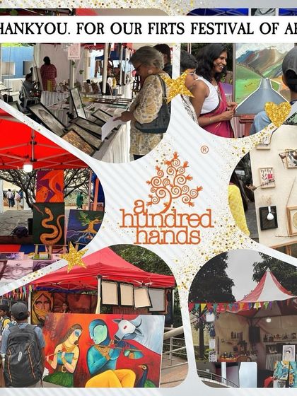 A collage thanking our visitors for making our very first Art Edition a beautiful success.