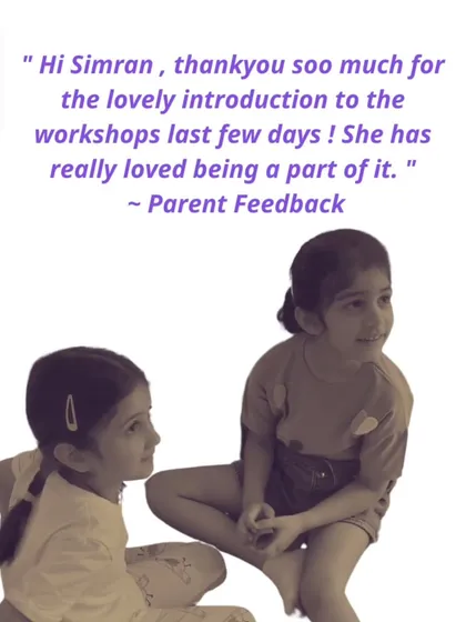 "She has really loved being a part of it." Parent feedback from our summer workshops, where new children step into the world of theatre.