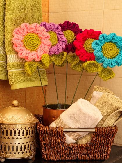 Parul Bhargava - Crochet Home Decor Items Everlasting Blooms & Potted Plants photo 52