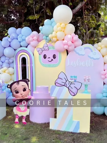 It's a Cocomelon party! We bring the world of JJ and his friends to your celebration with bright, cheerful colors and fun character cutouts that will have all the little ones singing along.