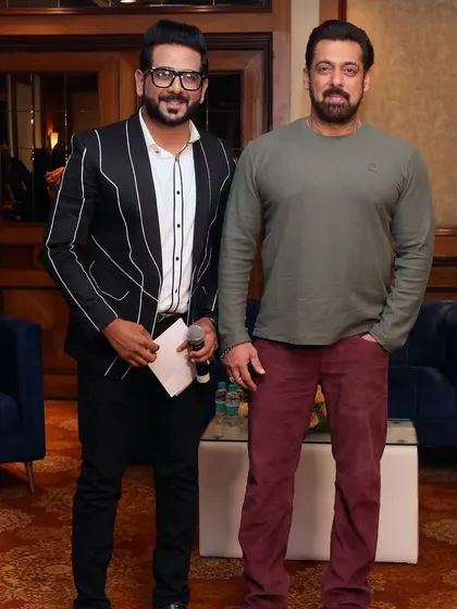 Sharing the stage with the Sultan of Bollywood, Salman Khan, for a Being Human event. Hosting for top celebrities and brands requires a certain presence and professionalism, which I bring to every single show.