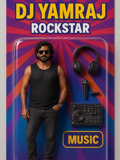 If I were an action figure, this would be the "Rockstar" edition. A fun take on the current trend.