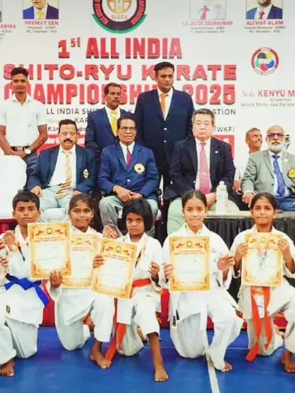 I am so proud of my young warriors from the BGI Karate Family. Here they are, happy and confident after winning at the 1st All India Shito-Ryu Karate Championship in Chennai.