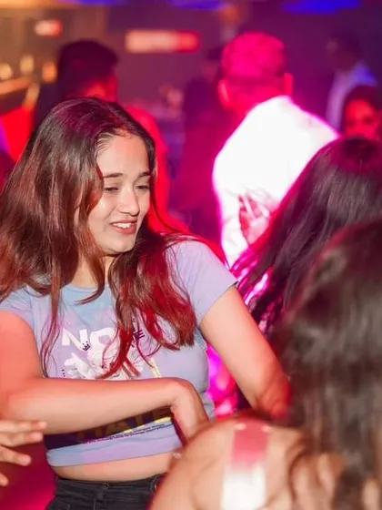 More happy faces from a groovy night at Toca. The dance floor was full of people just having a great time.