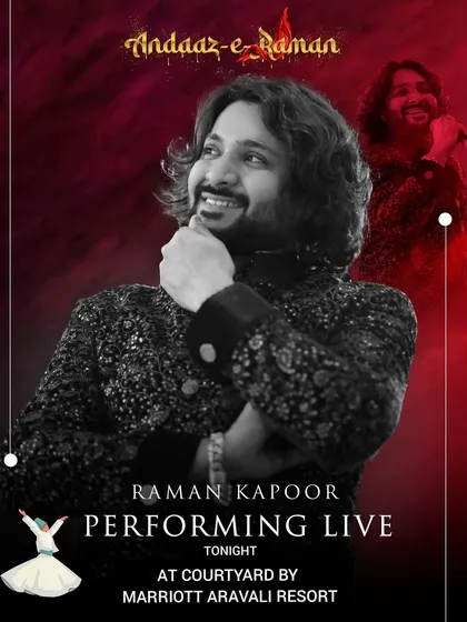 Performing tonight at the beautiful Courtyard by Marriott Aravalli Resort. Ready for a soulful evening.