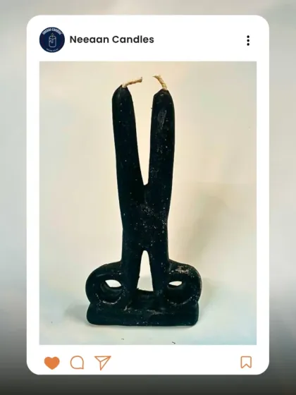 Snip the tension, not the love. Our black scissors-shaped candle is crafted to help you cut away toxicity and misunderstandings in relationships. Burn with intention to clear the path for healing.