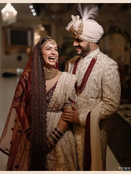 A moment of pure laughter between Niesha and Sakib, capturing the joy and comfort they share.