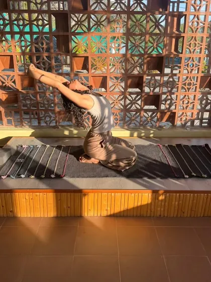 Relax, release, and restore. This is your reminder to slow down. A restorative practice like this supported camel pose encourages inner peace and nourishes the body, mind, and spirit.