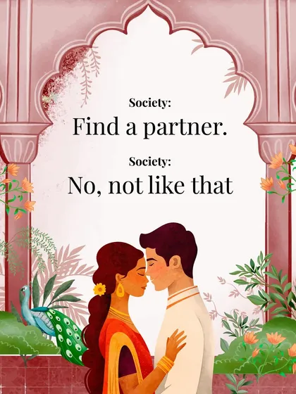 Society often sends conflicting messages: "Find a partner. No, not like that." I help you tune out the noise and listen to your own heart.