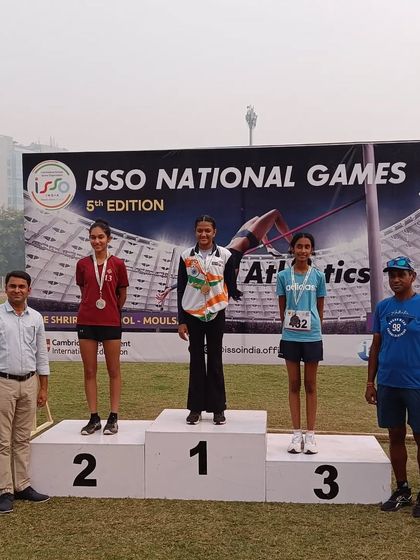 Another shot of Sanisska's gold medal win at the ISSO National Games, a reflection of her dedication and passion.
