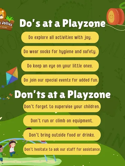 A helpful guide to our house rules. We ask everyone to wear socks and play safely to ensure a fun and hygienic experience for all our guests.