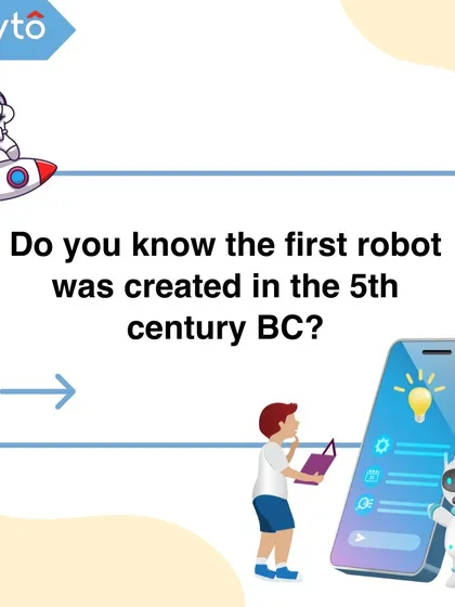 Did you know the first robot was created in the 5th century BC? This series of facts explores the fascinating history of robotics.
