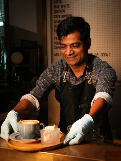 Latte art or love letter? Our baristas don’t just make coffee, they make your day a little better.