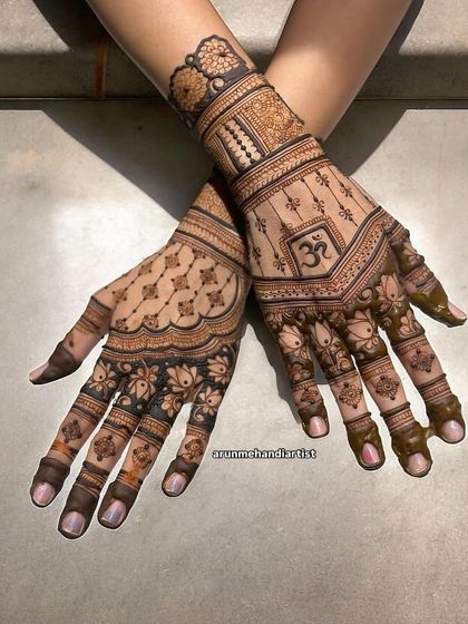 Full Bridal Mehndi photo 12