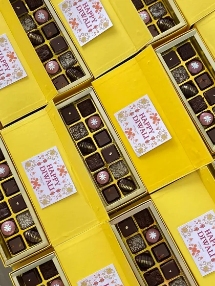 Getting a large corporate order of Fusion Treat Boxes ready for Diwali dispatch.