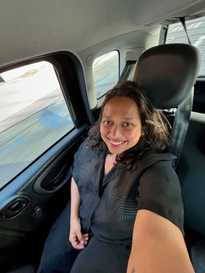 A selfie after my Lisbon debut. The smile says it all. I was buzzing from the energy of the club and the incredible crowd.