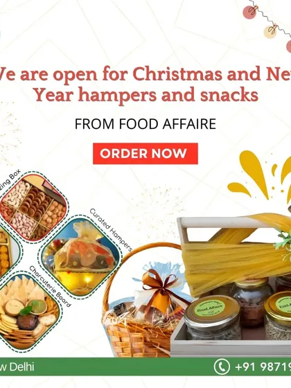 We are open for Christmas and New Year orders. Choose from our snack platters, gazing boxes, and curated hampers to make your celebrations special.