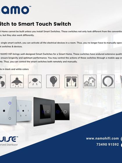 NAMO HiFi - Smart Home Automation Customizable Smart Switch Panels photo 6
