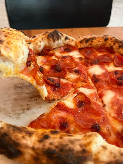 Spice up your day with our Nduja & Sopressata Pizza! Every bite is a flavour-packed adventure.