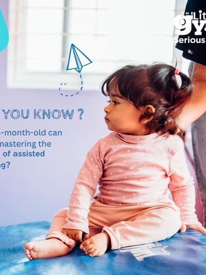 Did you know your 4-month-old can start mastering the basics of assisted walking? Our programs are designed around key developmental milestones, providing age-appropriate activities that support your child's natural progression from sitting to crawling to walking.