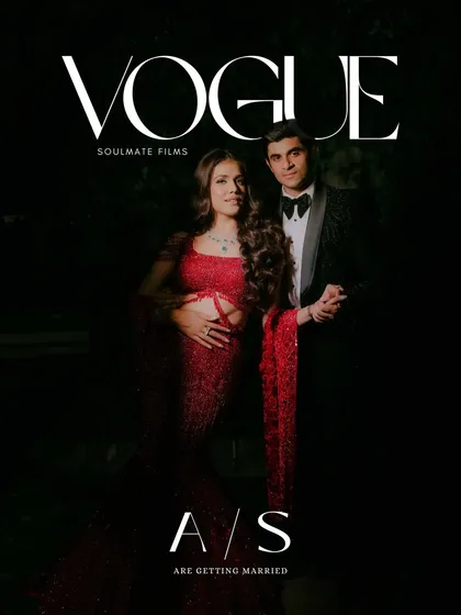 Your love story deserves to be on the cover. I create these custom, editorial-style "Vogue" edits for couples who want a chic and memorable way to announce their journey together. It’s a fun, stylized option that adds a touch of glamour to your pre-wedding gallery.